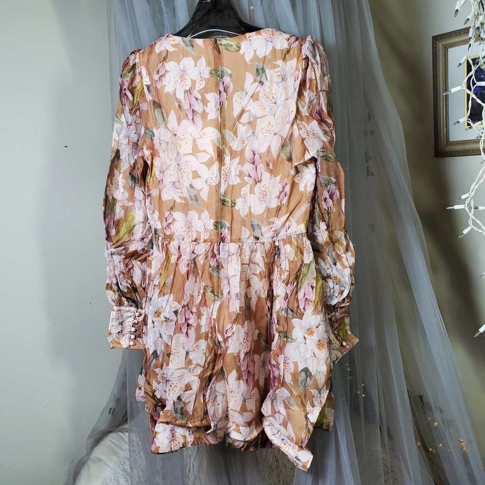 Bardot‎ Zelina Ethereal Floral Fit & Flare Dress Fairy Romantic Size 6 Cottage - Picture 5 of 7